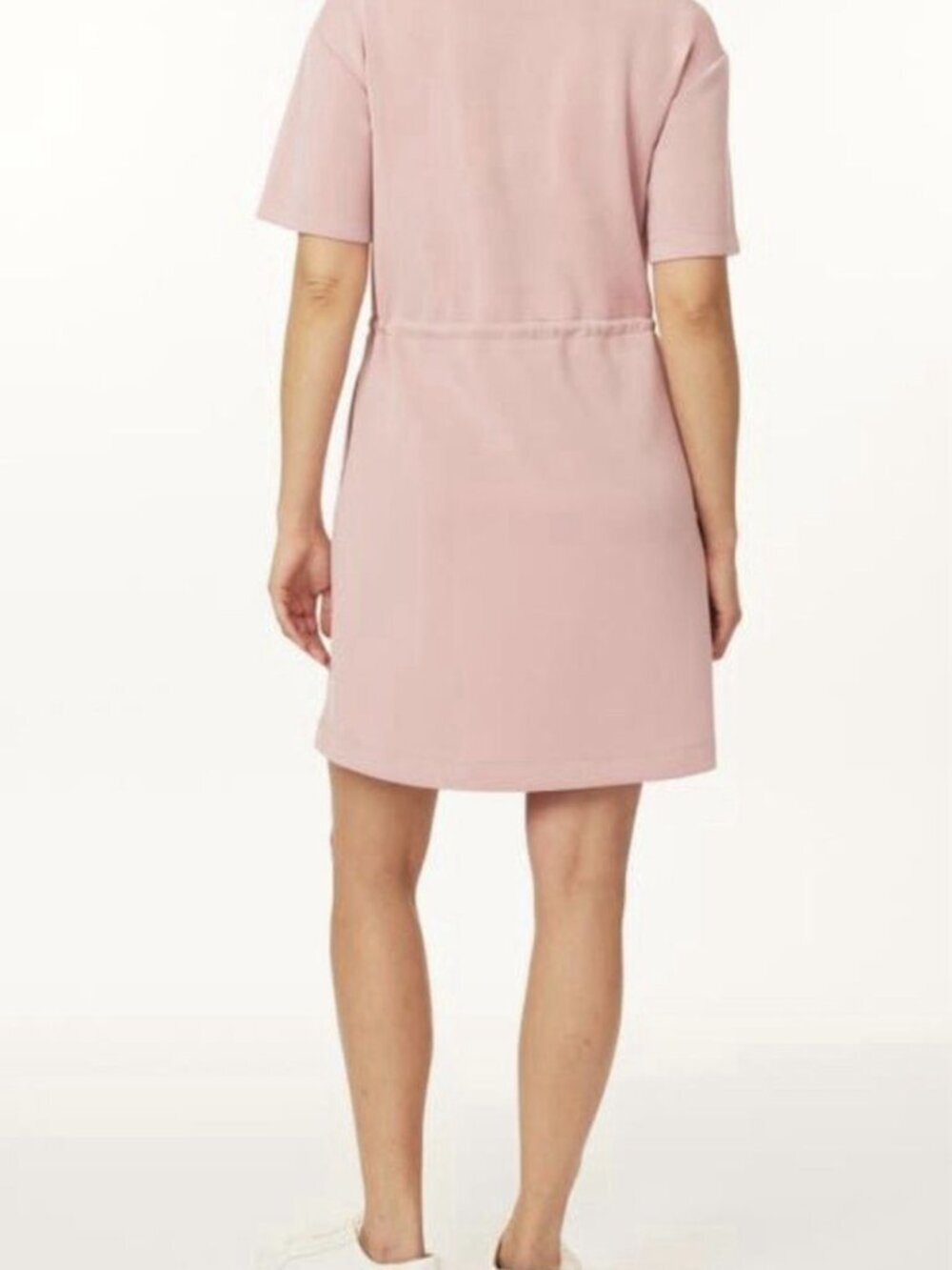 Scotch & Soda Women’s Drawstring T-Shirt Dress in Dusty Rose Size XL NWT - Picture 2 of 10